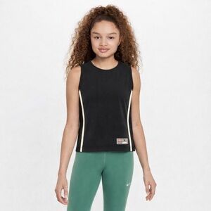 Nike Girls Basketball Jersey Active Athletic Muscle Tank Top Shirt M